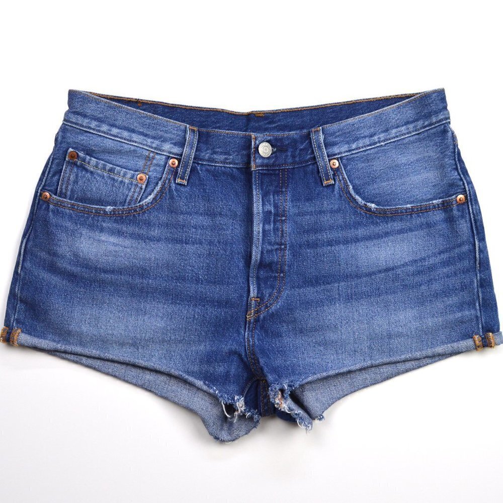 Levi's 501 Cut Off High Waist Shorts 31